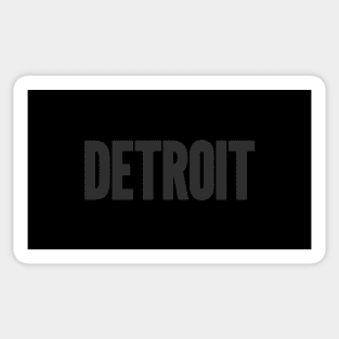 Detroit Dark Mode Sticker